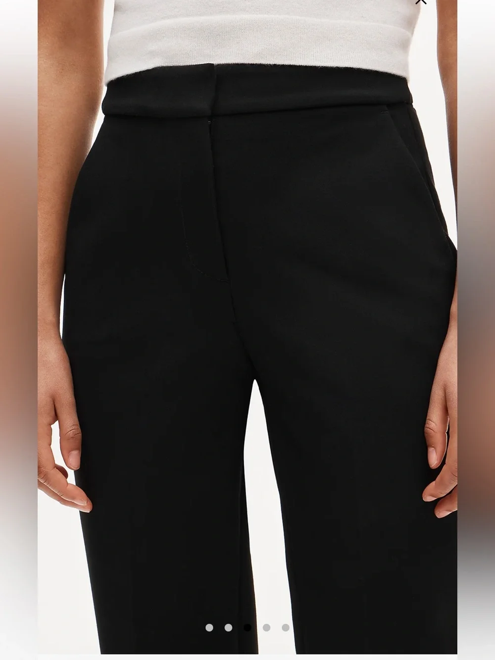 NWT J.Crew Kate straight-leg pant in four-season stretch- black- sz 12